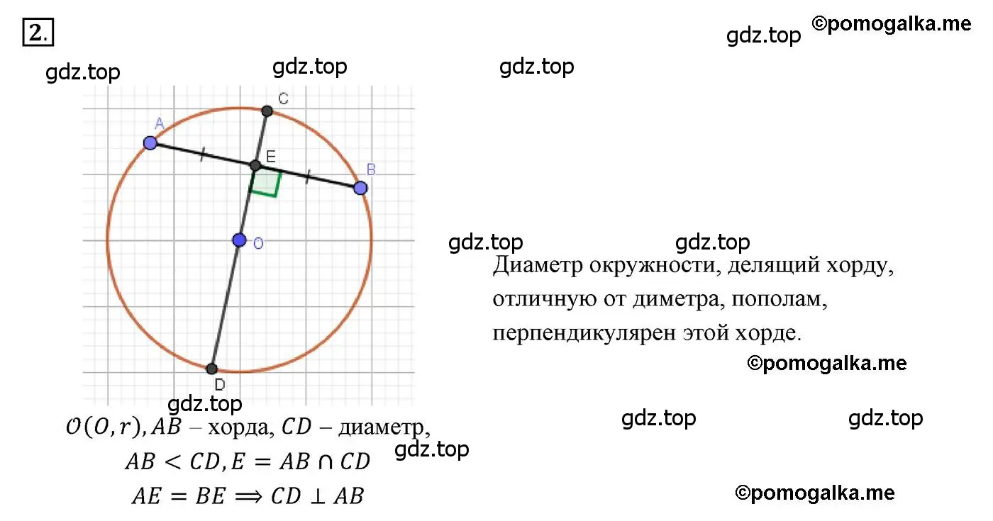 Решение 3. номер 2 (страница 134) гдз по геометрии 7 класс Мерзляк, Полонский, учебник