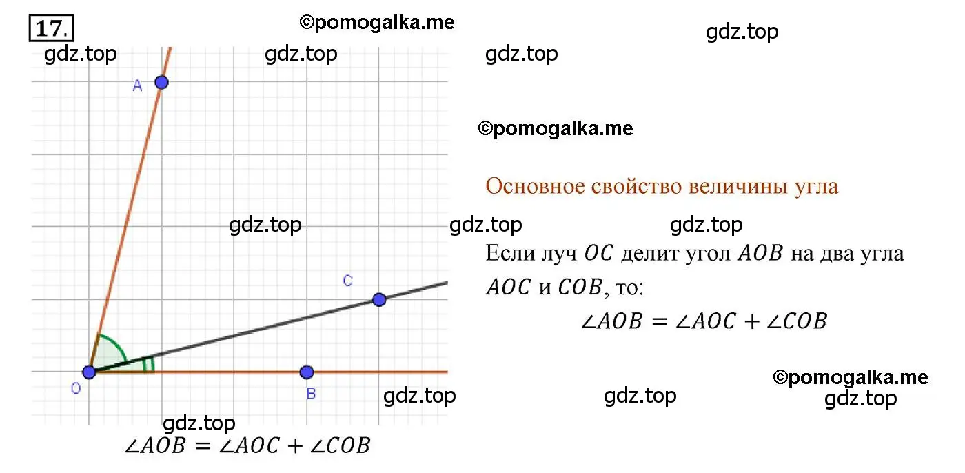 Решение 3. номер 17 (страница 25) гдз по геометрии 7 класс Мерзляк, Полонский, учебник