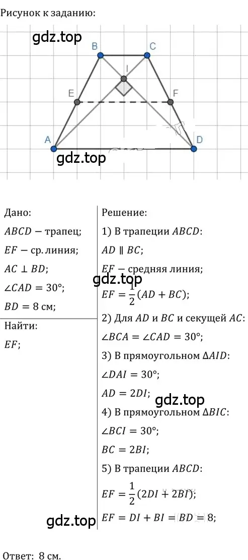 Решение 2. номер 266 (страница 51) гдз по геометрии 8 класс Мерзляк, Полонский, учебник