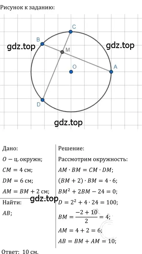 Решение 2. номер 842 (страница 183) гдз по геометрии 8 класс Мерзляк, Полонский, учебник