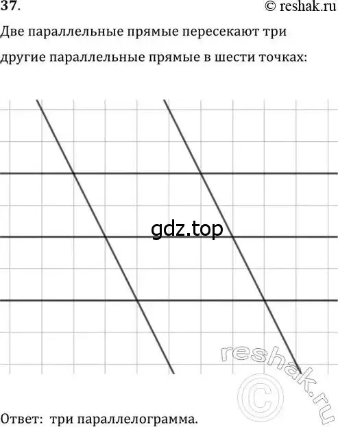 Решение 2. номер 37 (страница 17) гдз по геометрии 8 класс Мерзляк, Полонский, учебник