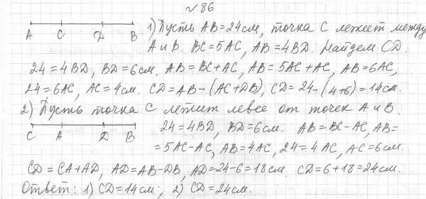 Решение 4. номер 86 (страница 21) гдз по геометрии 8 класс Мерзляк, Полонский, учебник