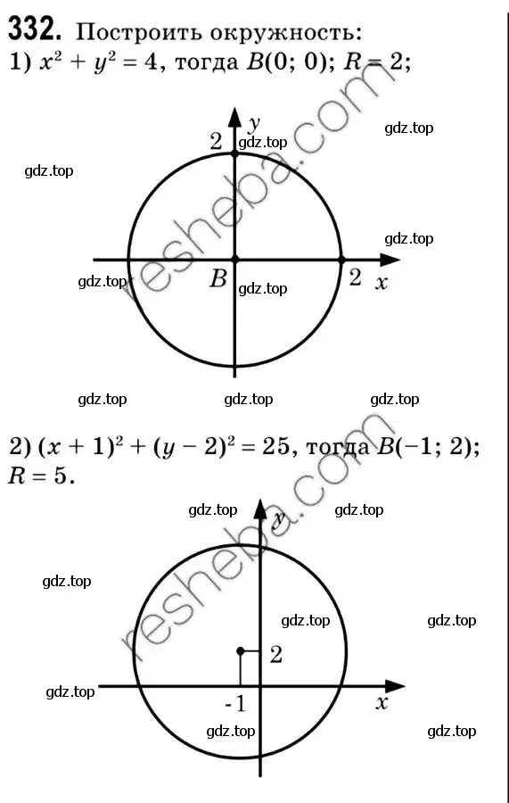 Решение 2. номер 332 (страница 84) гдз по геометрии 9 класс Мерзляк, Полонский, учебник