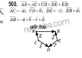 Решение 2. номер 500 (страница 122) гдз по геометрии 9 класс Мерзляк, Полонский, учебник