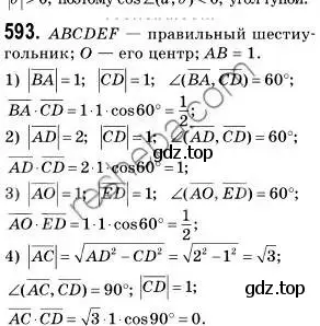 Решение 2. номер 593 (страница 142) гдз по геометрии 9 класс Мерзляк, Полонский, учебник