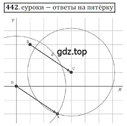 Решение 3. номер 442 (страница 111) гдз по геометрии 9 класс Мерзляк, Полонский, учебник