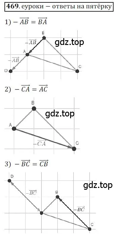 Решение 3. номер 469 (страница 119) гдз по геометрии 9 класс Мерзляк, Полонский, учебник