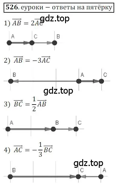 Решение 3. номер 526 (страница 129) гдз по геометрии 9 класс Мерзляк, Полонский, учебник