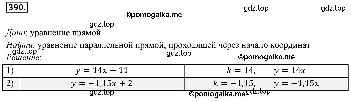 Решение 4. номер 390 (страница 94) гдз по геометрии 9 класс Мерзляк, Полонский, учебник