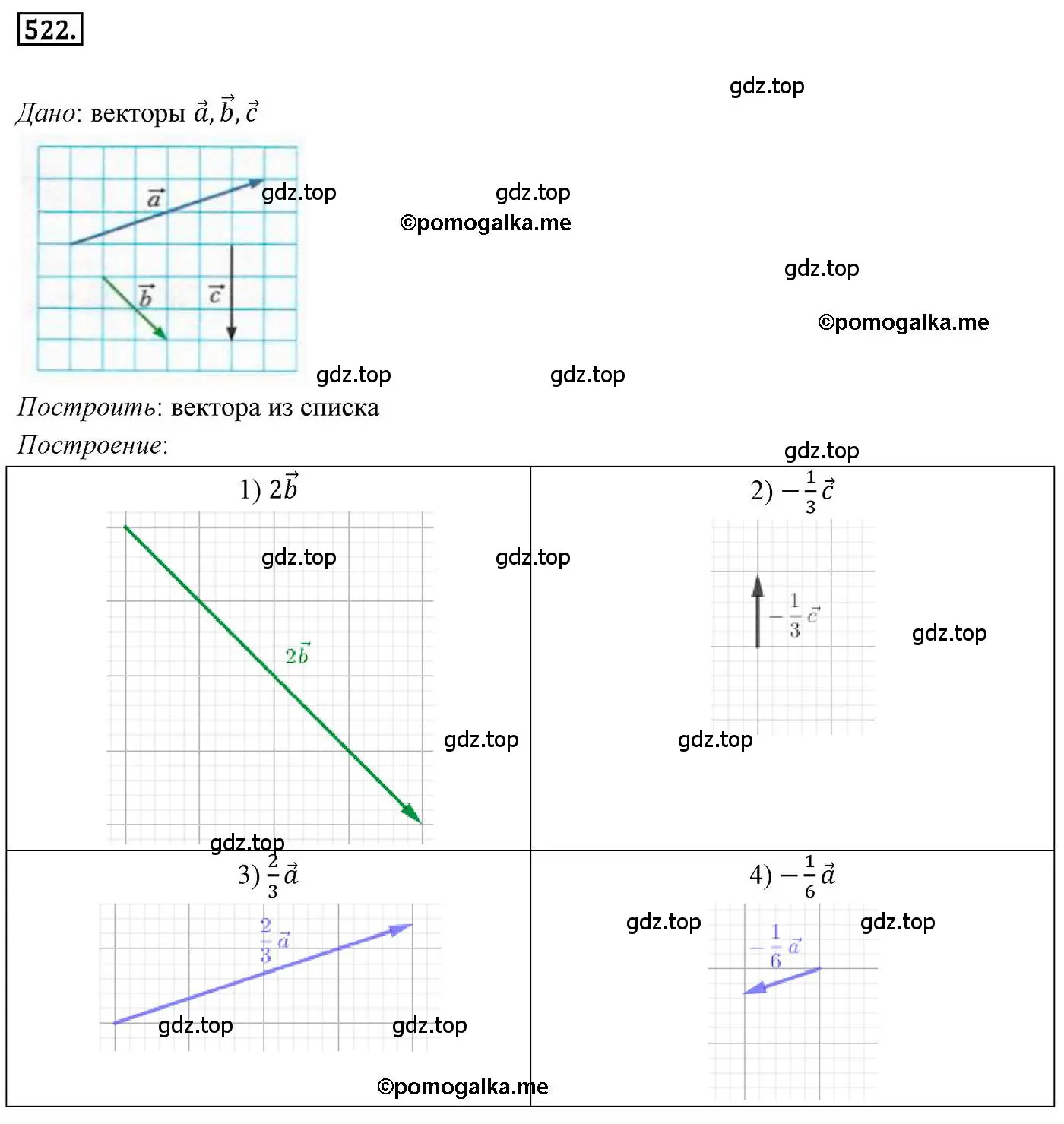 Решение 4. номер 522 (страница 129) гдз по геометрии 9 класс Мерзляк, Полонский, учебник