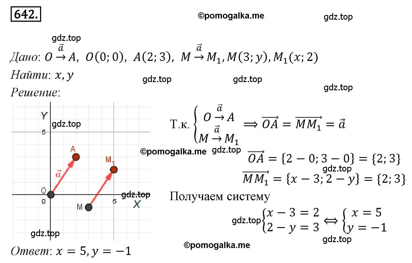 Решение 4. номер 642 (страница 158) гдз по геометрии 9 класс Мерзляк, Полонский, учебник