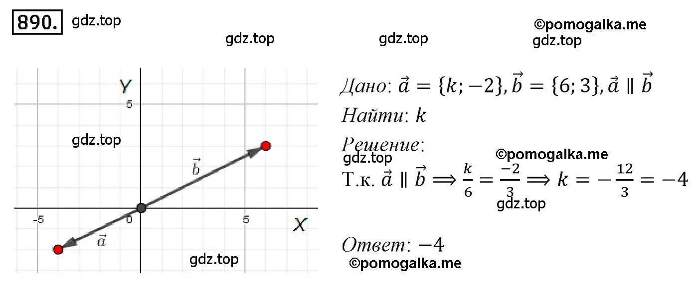 Решение 4. номер 890 (страница 223) гдз по геометрии 9 класс Мерзляк, Полонский, учебник