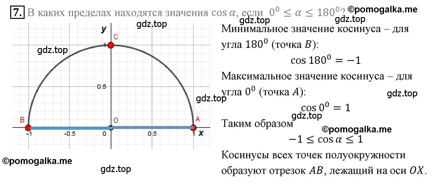 Решение 4. номер 7 (страница 8) гдз по геометрии 9 класс Мерзляк, Полонский, учебник