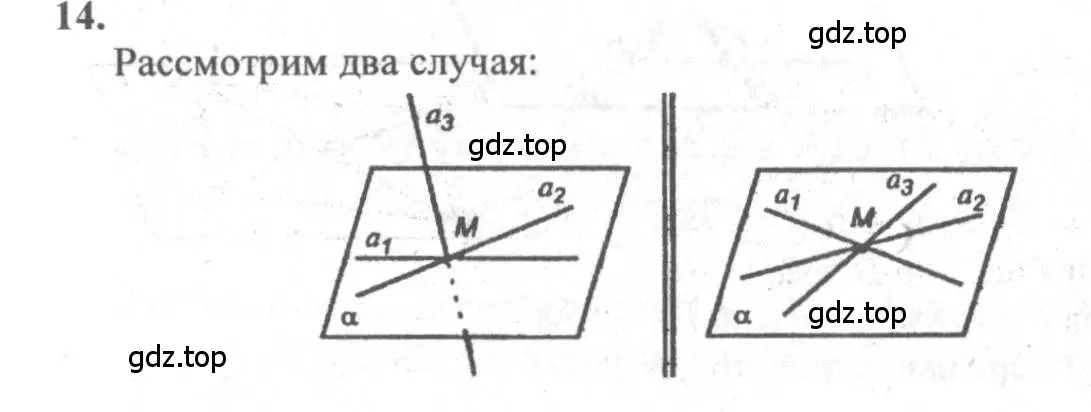 Решение 3. номер 14 (страница 8) гдз по геометрии 10-11 класс Атанасян, Бутузов, учебник