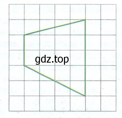 Упражнение 7 Найти площадь трапеции, изображённого на клетчатой бумаге с размером клетки
