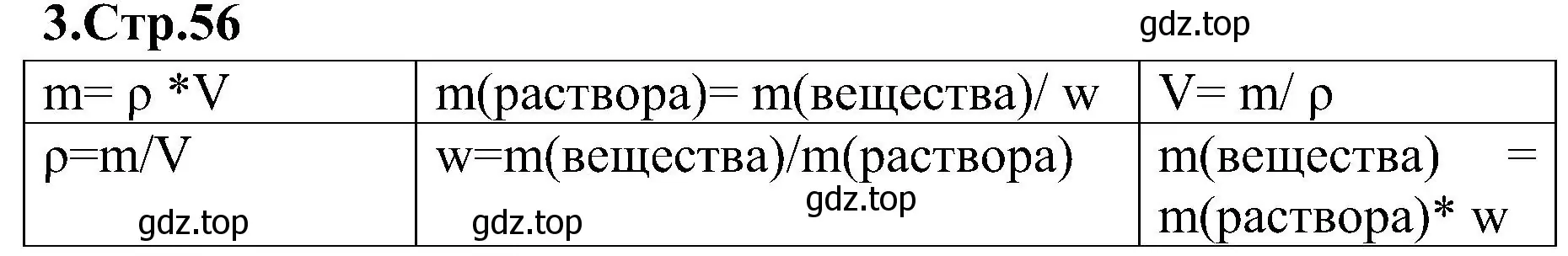 Решение номер 3 (страница 56) гдз по химии 7 класс Габриелян, Шипарева, рабочая тетрадь