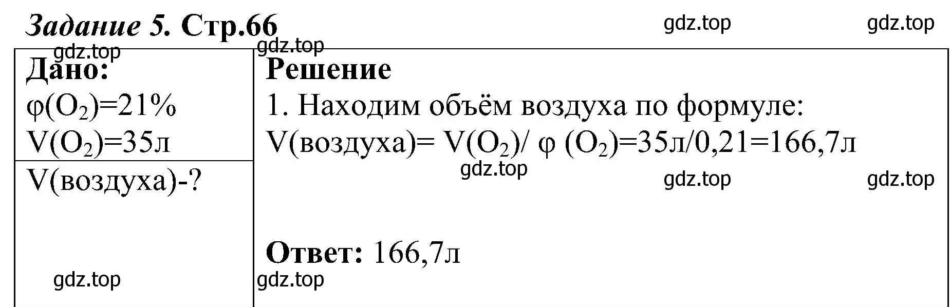 Решение номер 5 (страница 66) гдз по химии 7 класс Габриелян, Шипарева, рабочая тетрадь