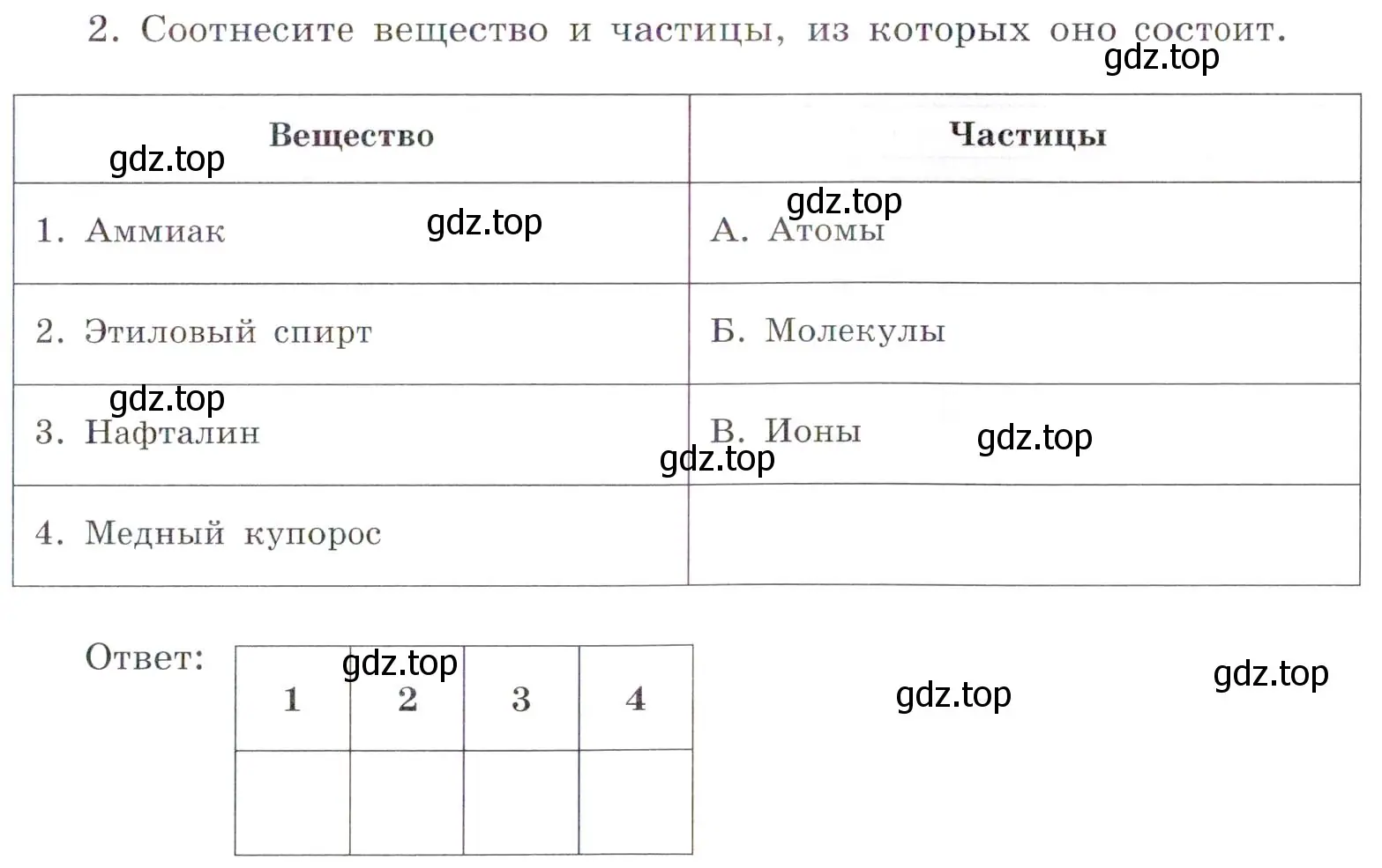 Условие номер 2 (страница 17) гдз по химии 7 класс Габриелян, Сладков, рабочая тетрадь