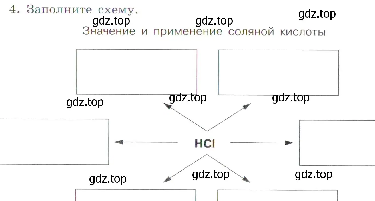 Условие номер 4 (страница 69) гдз по химии 7 класс Габриелян, Сладков, рабочая тетрадь