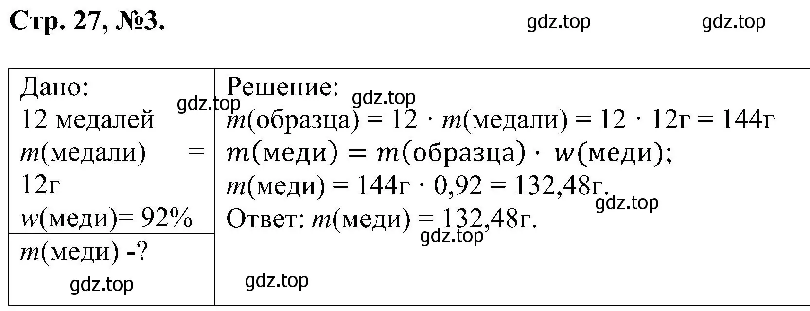 Решение номер 3 (страница 27) гдз по химии 7 класс Габриелян, Сладков, рабочая тетрадь