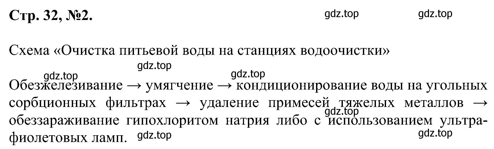 Решение номер 2 (страница 32) гдз по химии 7 класс Габриелян, Сладков, рабочая тетрадь