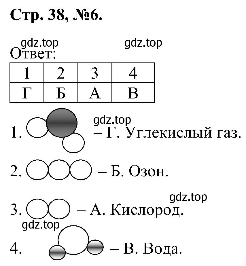 Решение номер 6 (страница 38) гдз по химии 7 класс Габриелян, Сладков, рабочая тетрадь