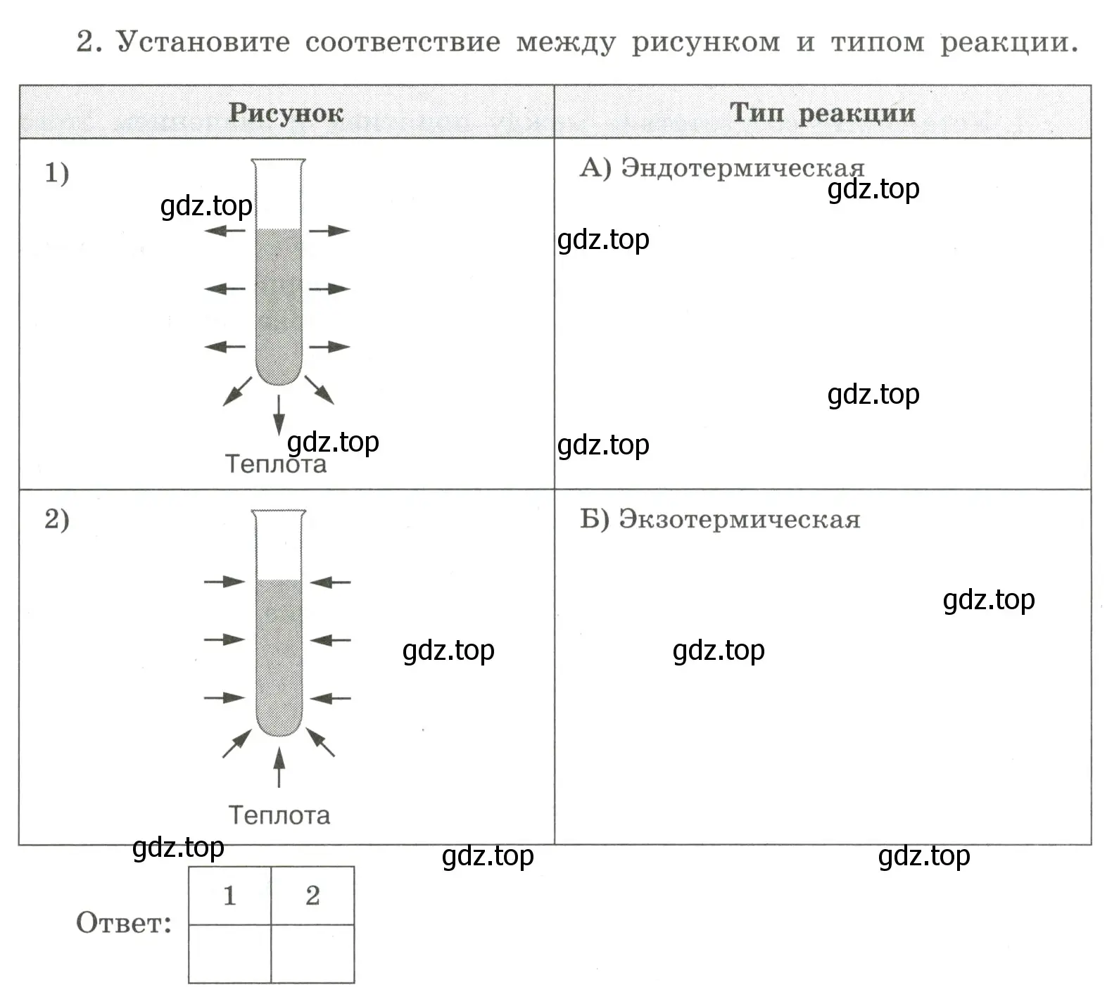 Условие номер 2 (страница 39) гдз по химии 8 класс Габриелян, Сладков, рабочая тетрадь