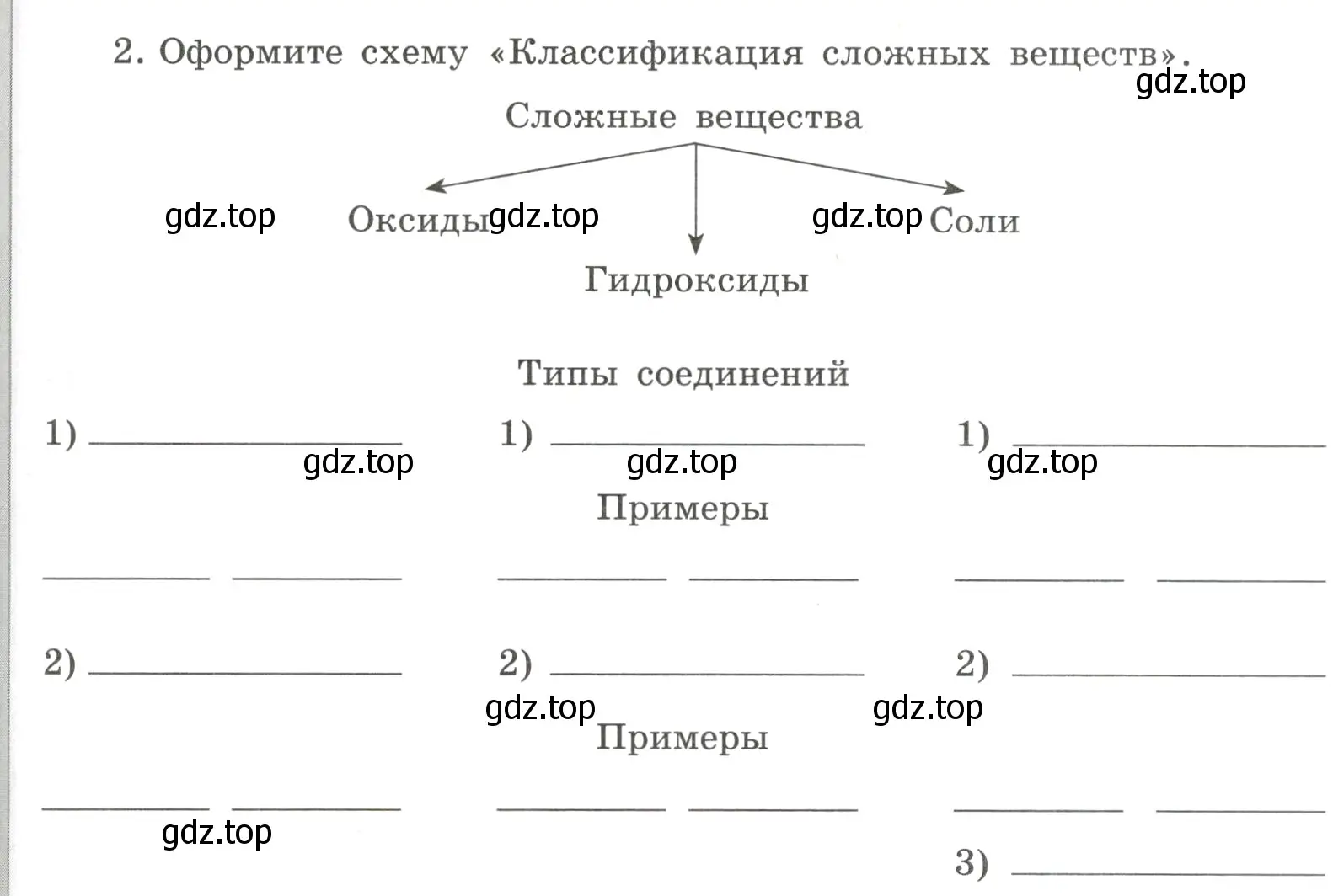 Условие номер 2 (страница 105) гдз по химии 8 класс Габриелян, Сладков, рабочая тетрадь