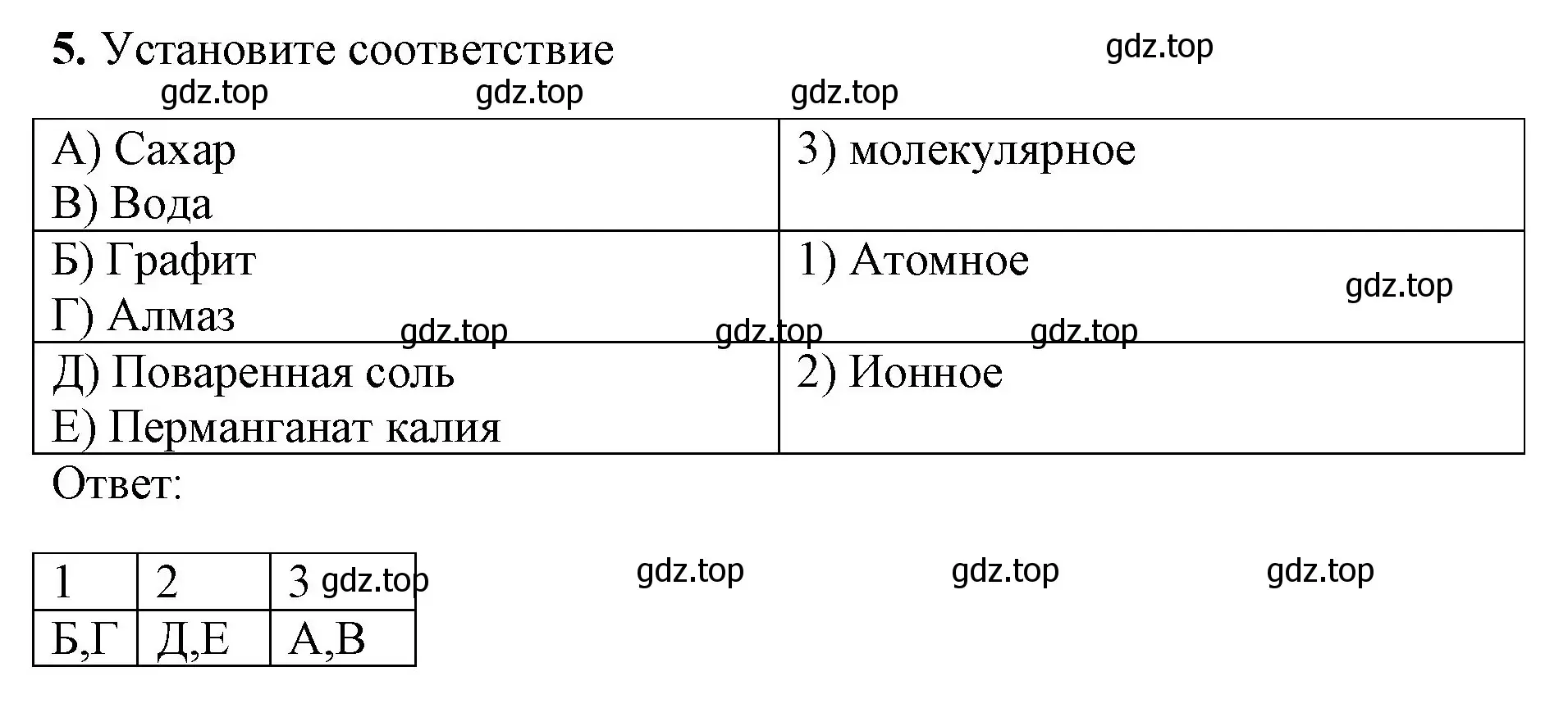 Решение номер 5 (страница 26) гдз по химии 8 класс Габриелян, Сладков, рабочая тетрадь