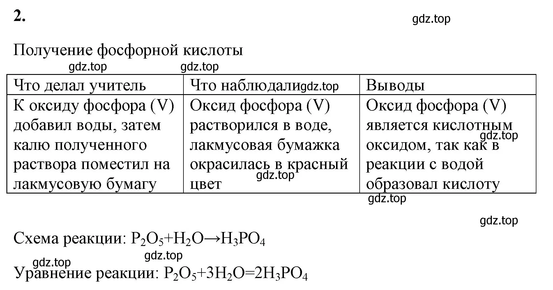 Решение номер 2 (страница 42) гдз по химии 8 класс Габриелян, Сладков, рабочая тетрадь