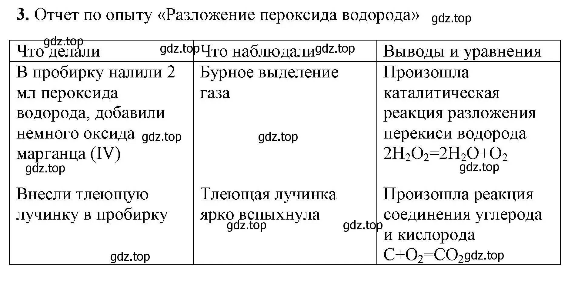 Решение номер 3 (страница 44) гдз по химии 8 класс Габриелян, Сладков, рабочая тетрадь