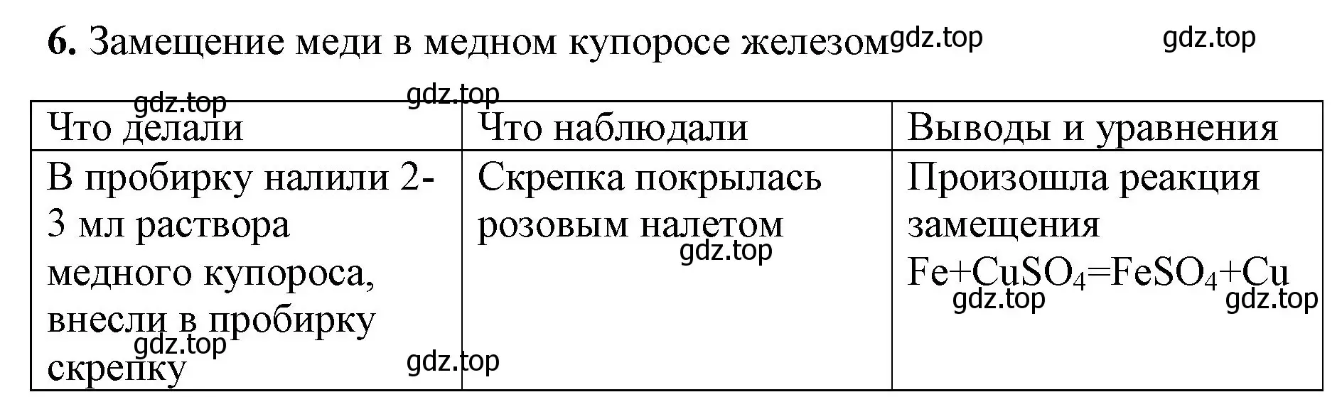 Решение номер 6 (страница 45) гдз по химии 8 класс Габриелян, Сладков, рабочая тетрадь