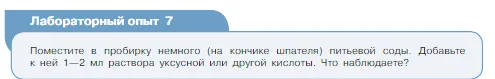 Условие номер лабораторный опыт 7 (страница 47) гдз по химии 8 класс Габриелян, Остроумов, учебник