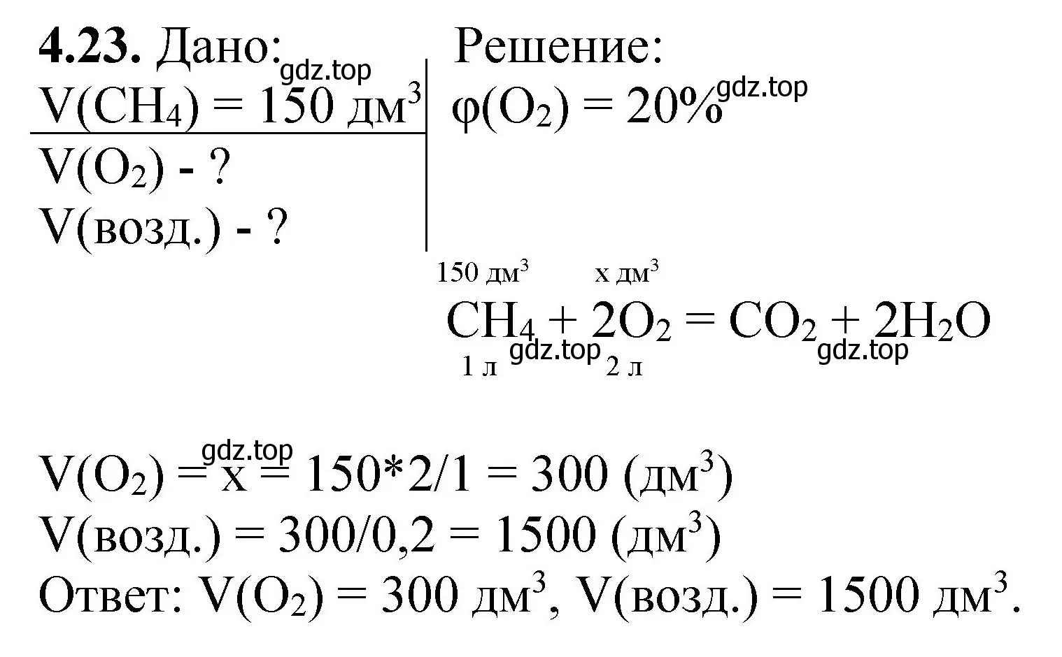 Решение номер 4.23 (страница 63) гдз по химии 8-9 класс Гара, Габрусева, задачник с помощником