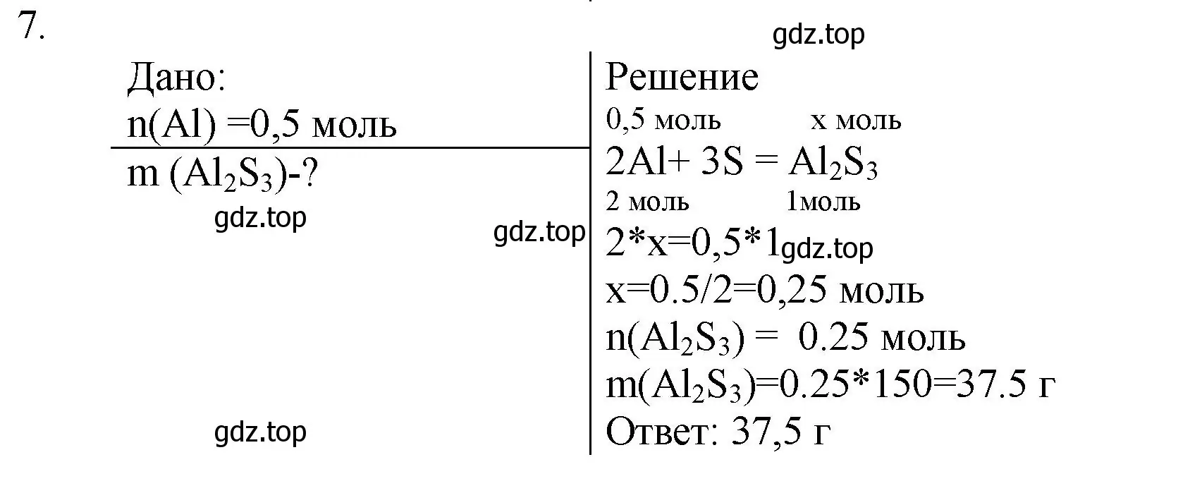 Решение номер 7 (страница 83) гдз по химии 8 класс Кузнецова, Титова, учебник