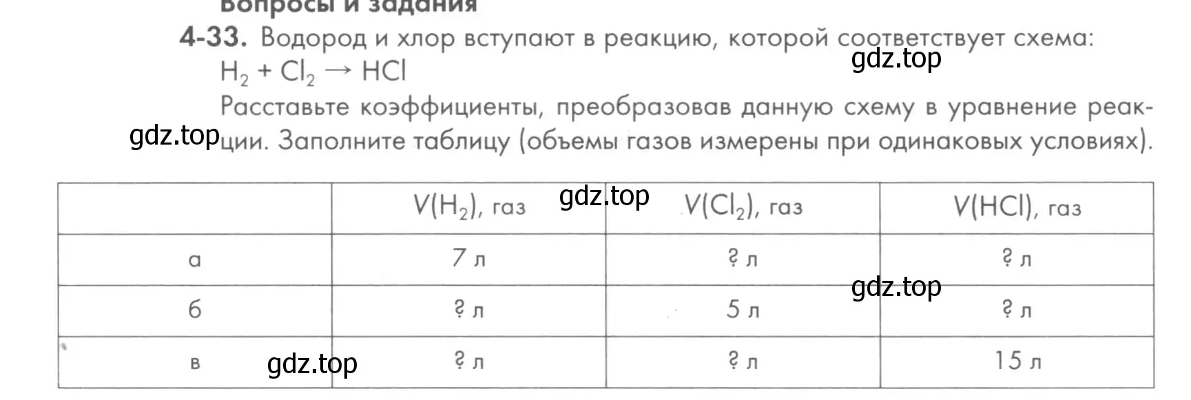 Условие номер 4-33 (страница 46) гдз по химии 8 класс Кузнецова, Левкин, задачник