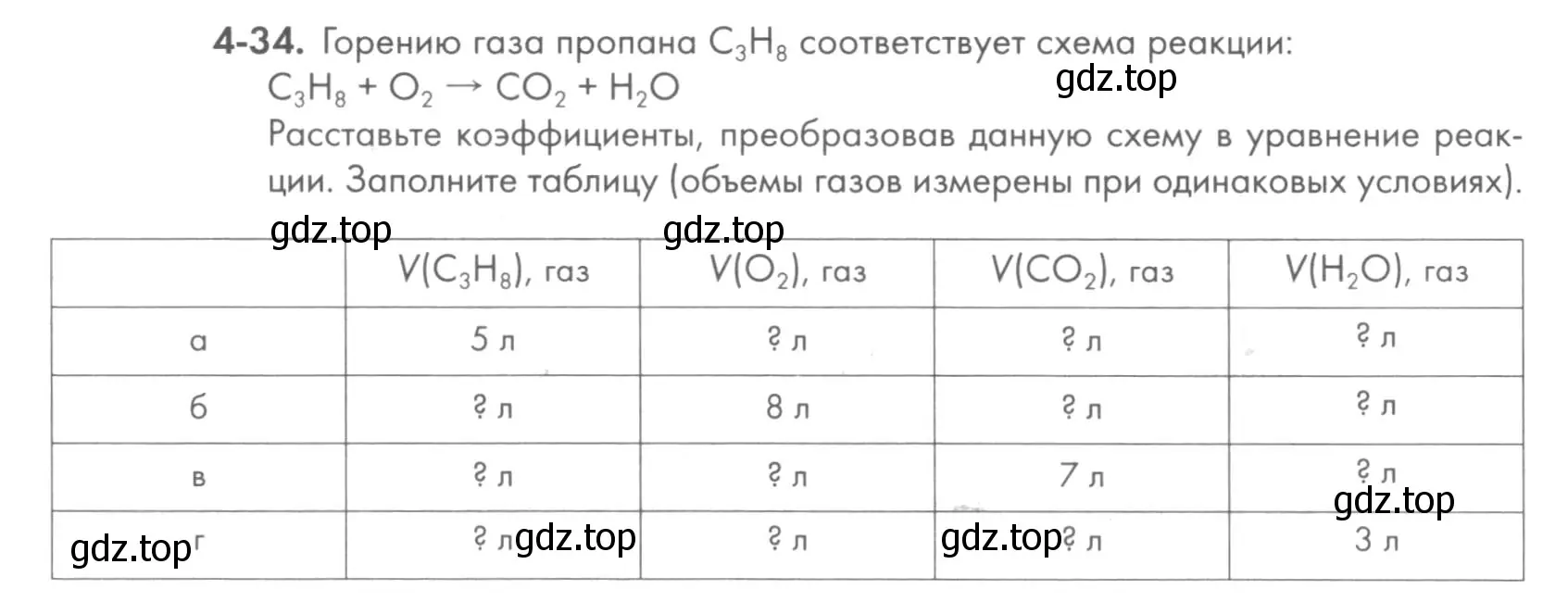 Условие номер 4-34 (страница 46) гдз по химии 8 класс Кузнецова, Левкин, задачник