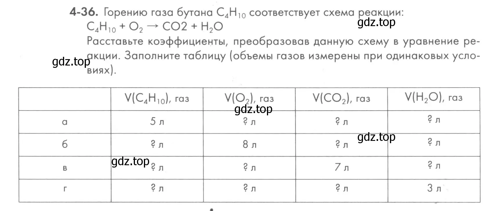 Условие номер 4-36 (страница 47) гдз по химии 8 класс Кузнецова, Левкин, задачник