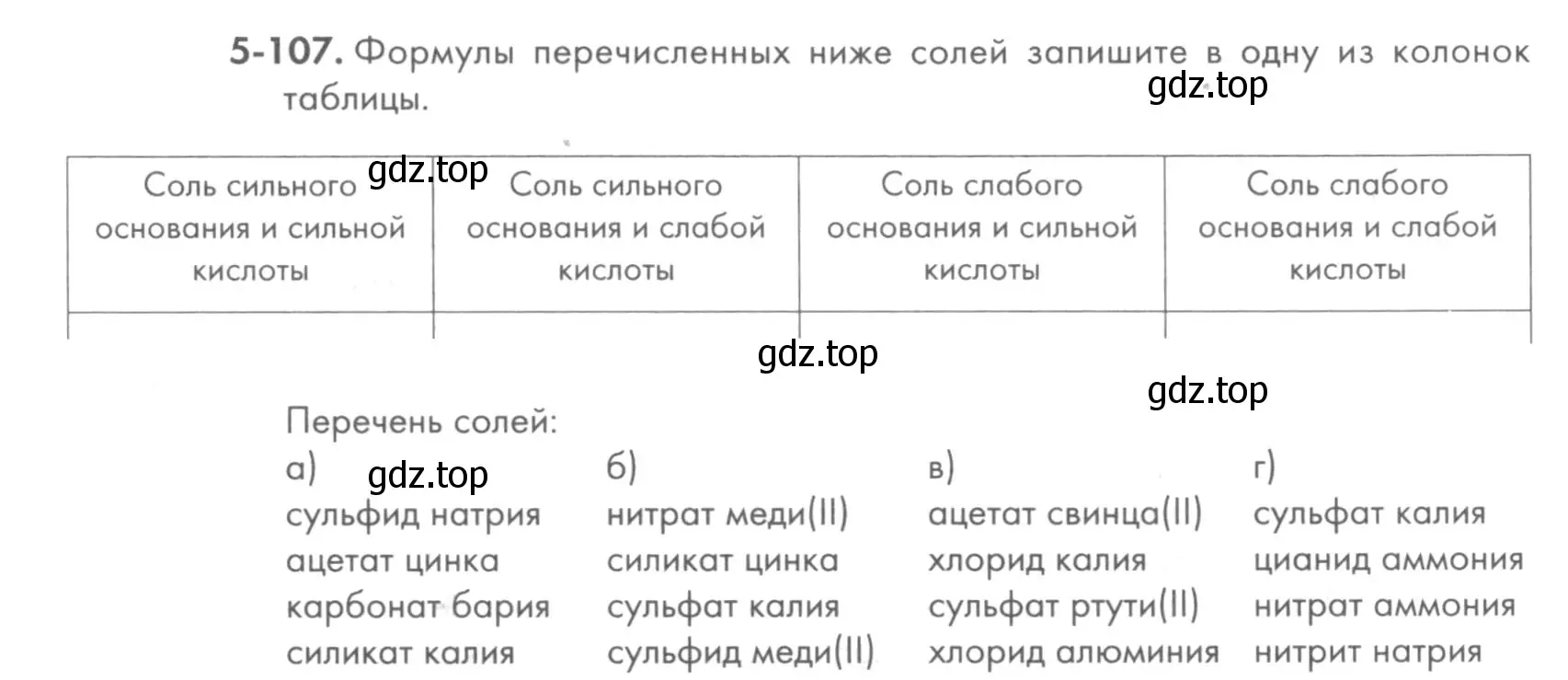 Условие номер 5-107 (страница 64) гдз по химии 8 класс Кузнецова, Левкин, задачник