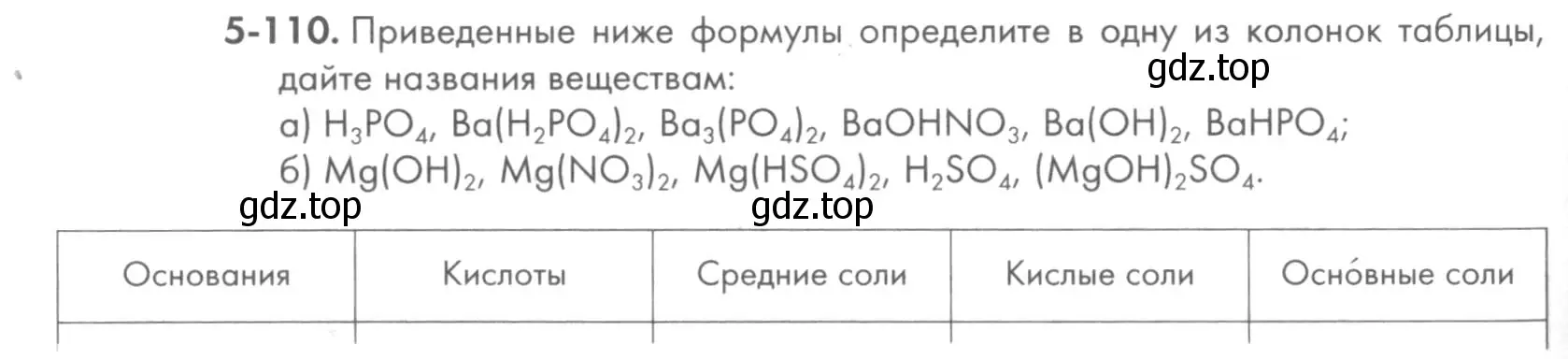 Условие номер 5-110 (страница 64) гдз по химии 8 класс Кузнецова, Левкин, задачник