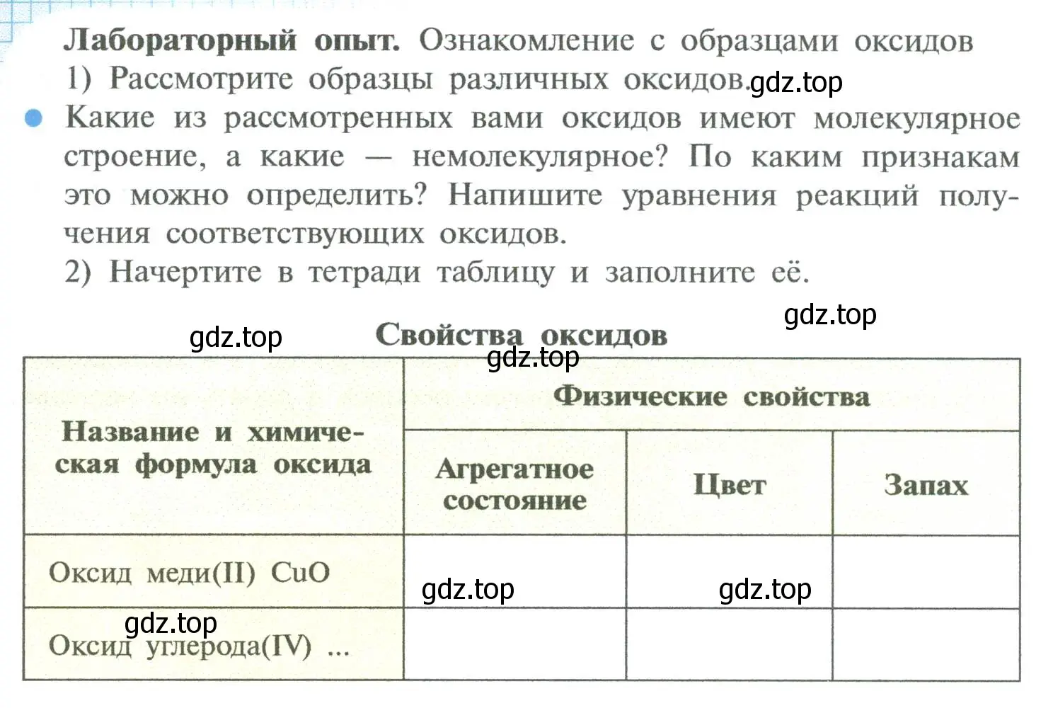 Условие  Лабораторный опыт (страница 83) гдз по химии 8 класс Рудзитис, Фельдман, учебник