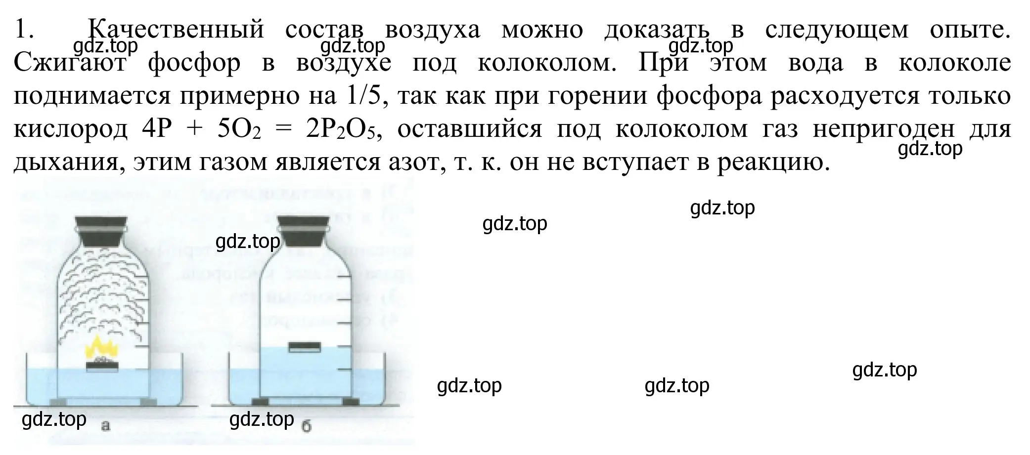 Решение номер 1 (страница 96) гдз по химии 8 класс Рудзитис, Фельдман, учебник