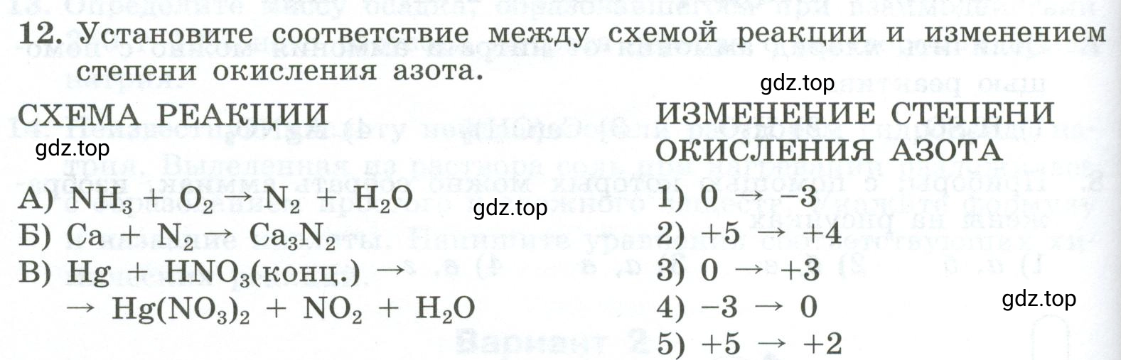 Условие номер 12 (страница 92) гдз по химии 9 класс Габриелян, Лысова, проверочные и контрольные работы