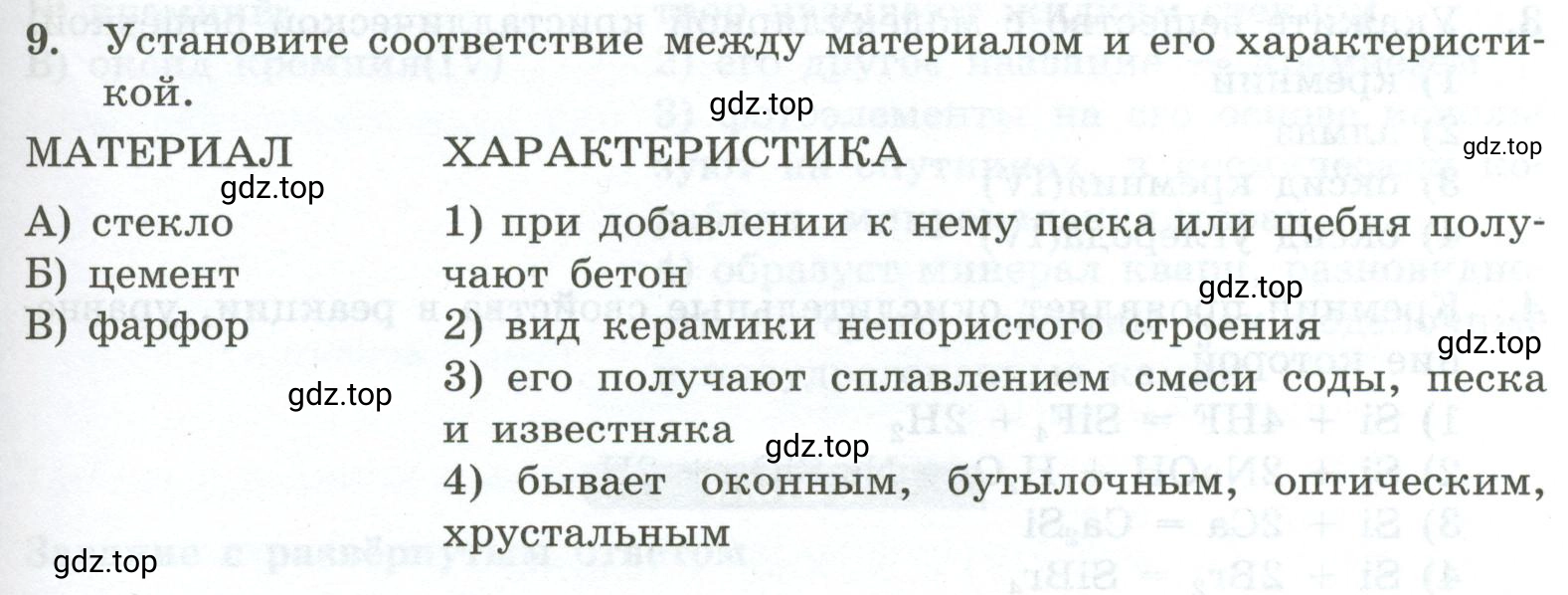 Условие номер 9 (страница 115) гдз по химии 9 класс Габриелян, Лысова, проверочные и контрольные работы