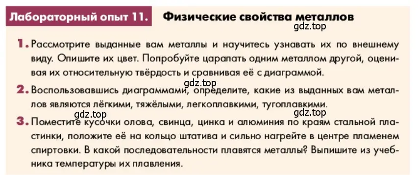 Условие  Лабораторная опыт 11 (страница 197) гдз по химии 9 класс Ерёмин, Кузьменко, учебник