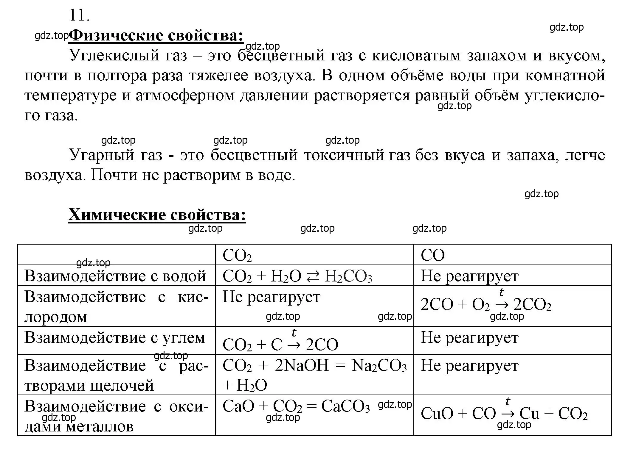 Решение номер 11 (страница 176) гдз по химии 9 класс Лунин, учебник