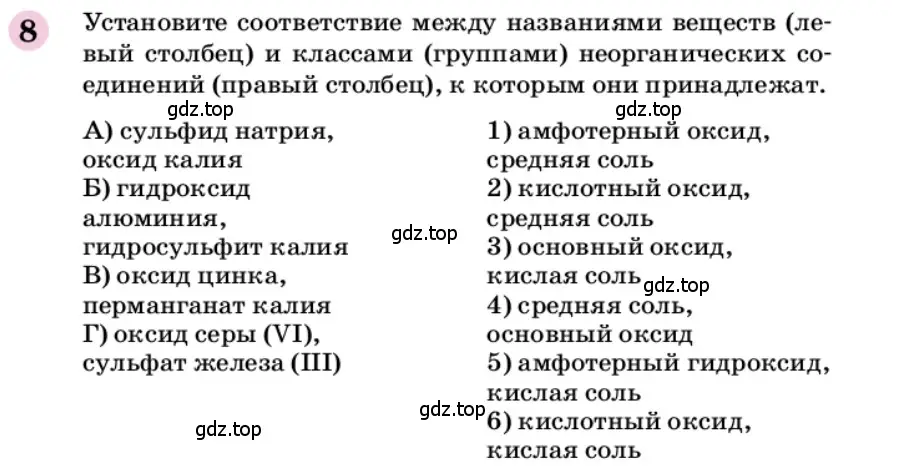 Условие номер 8 (страница 314) гдз по химии 9 класс Габриелян, учебное пособие