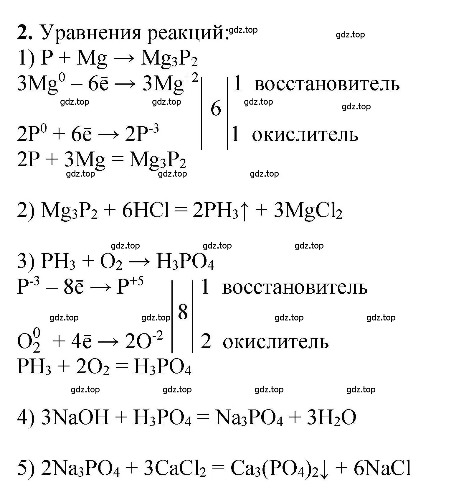 Решение номер 2 (страница 217) гдз по химии 9 класс Габриелян, учебное пособие