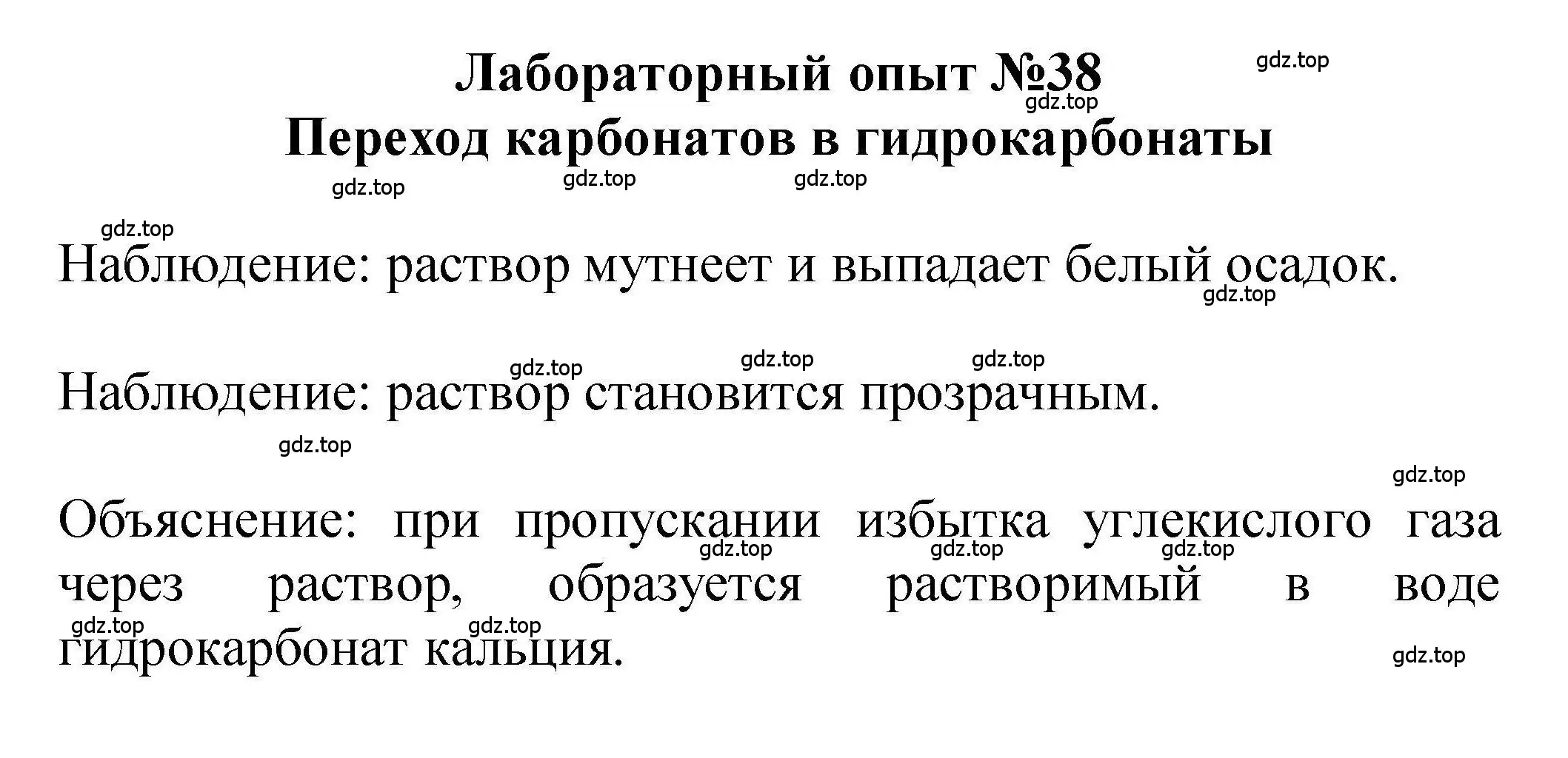 Решение  Лабораторный опыт №38 (страница 232) гдз по химии 9 класс Габриелян, учебное пособие