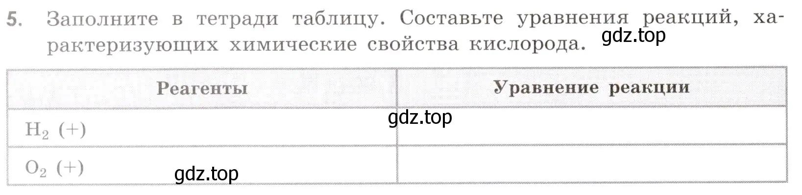 Условие номер 5 (страница 62) гдз по химии 9 класс Тригубчак, сборник задач и упражнений